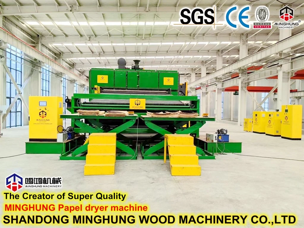 Plywood Pine Veneer Drying for Complete Roller Lamination Line
