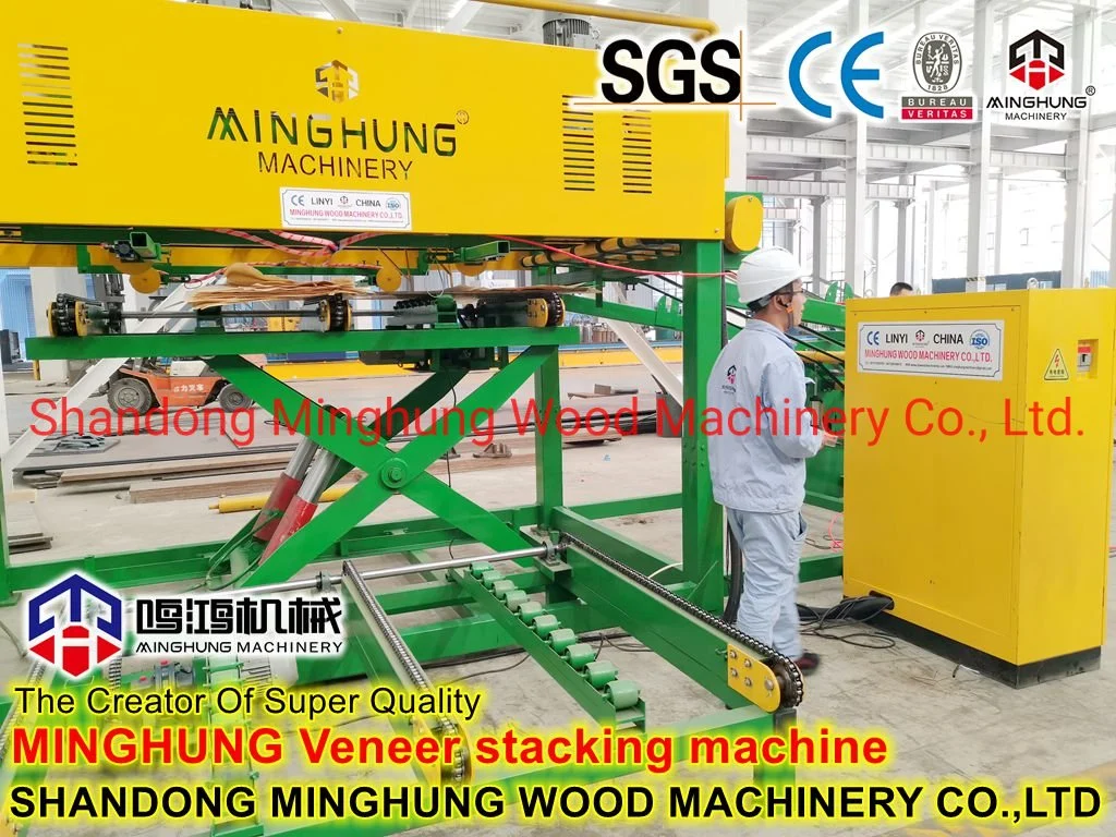 4feet Veneer Panel Sorting Stacking Stacker for Veneer Peeling Machine