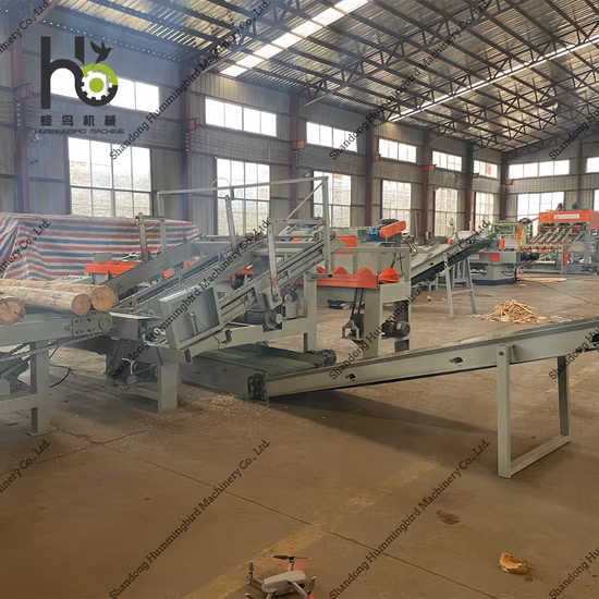 Ligne d'épluchage rotative entièrement automatique de placage de rondins de hêtre de 700 mm avec CE pour la production de contreplaqué